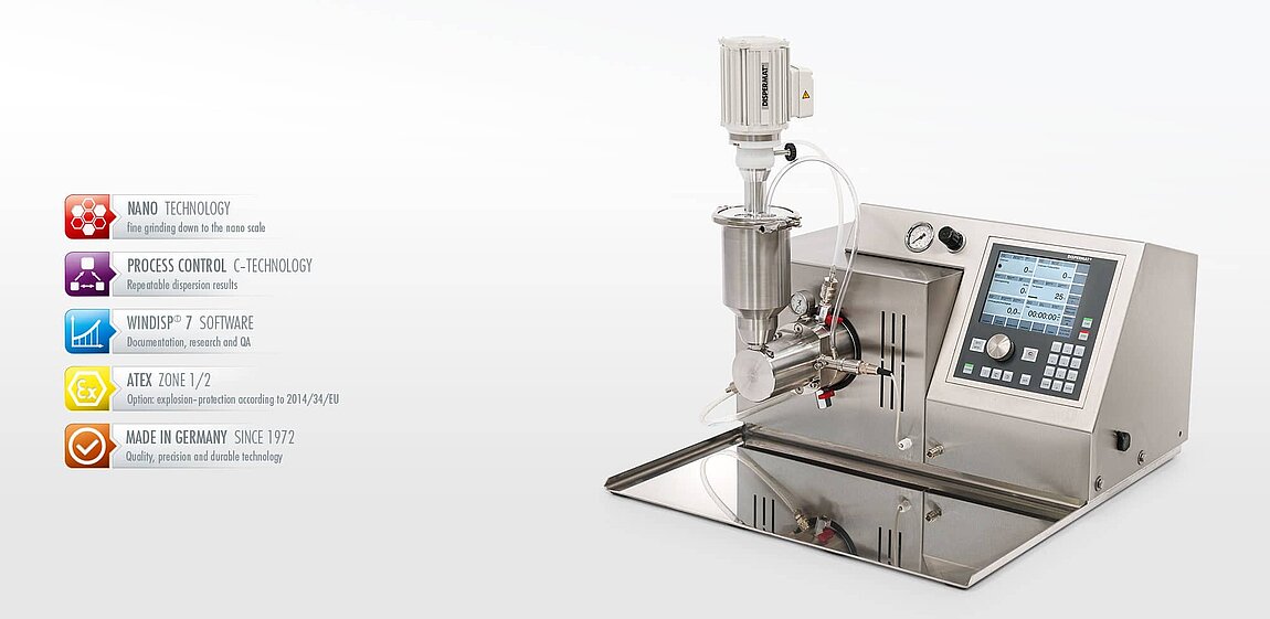 Perlmühlen für Labor